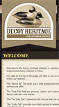 Mobile Screenshot of decoyheritage.net
